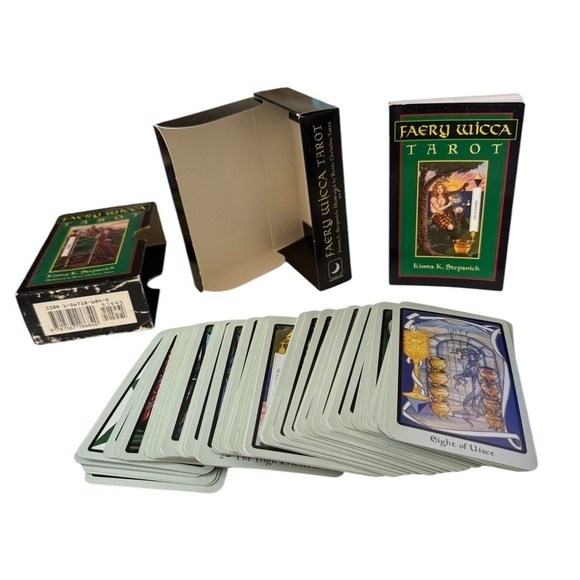 Faery Wicca Tarot Cards with 83 Full Color tarot cards and Booklet 1999 - Picture 3 of 7